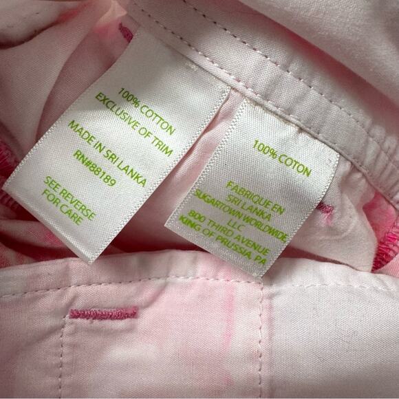 Lilly Pulitzer The Walsh Shorts Pink Paisley Womens 2 Summer Beachy Barbie Core - Picture 8 of 10